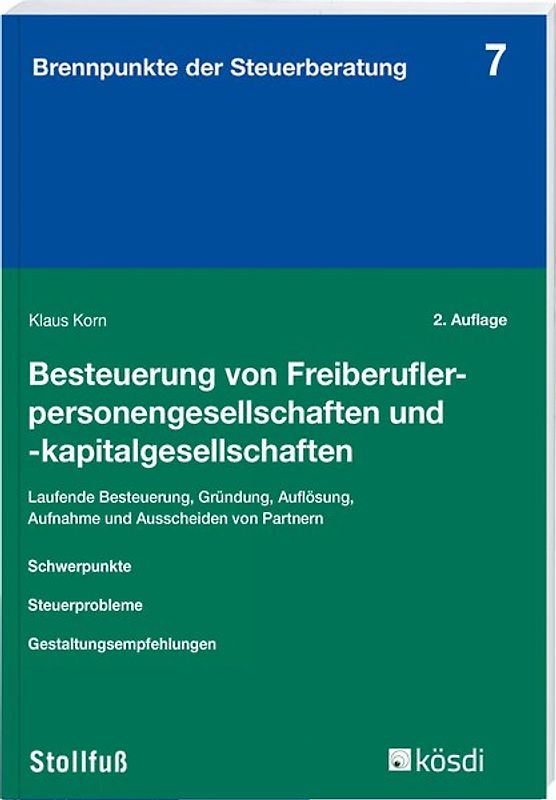 Besteuerung von Freiberuflerpersonengesellschaften und -kapitalgesellschaften