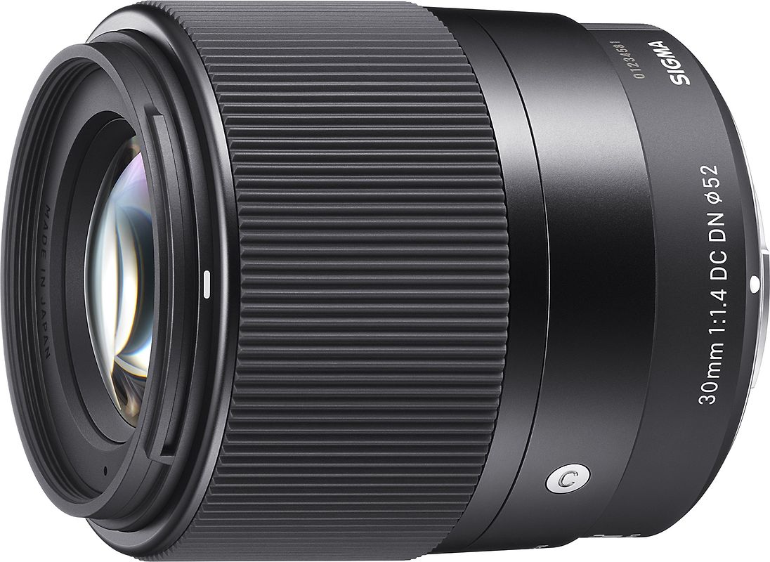 Sigma C 30 mm F1.4 DC DN 52 mm Filtergewinde (Sony E-mount Anschluss) schwarz