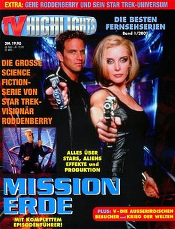 TV Highlights, die besten Fernsehserien. Mission Erde. Die grossen Serien von Visionär Roddenberry