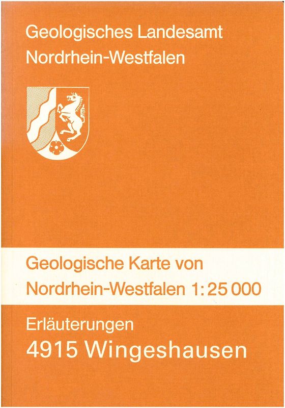 Geologische Karten von Nordrhein-Westfalen 1:25000 / Wingeshausen