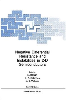 Negative Differential Resistance and Instabilities in 2-D Semiconductors