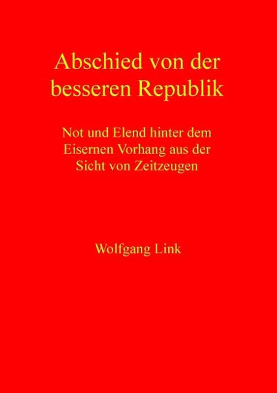 Abschied von der besseren Republik