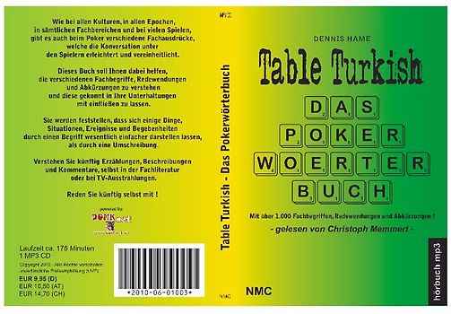 Table Turkish Hörbuch (1 MP3-CD). Das Pokerwörterbuch