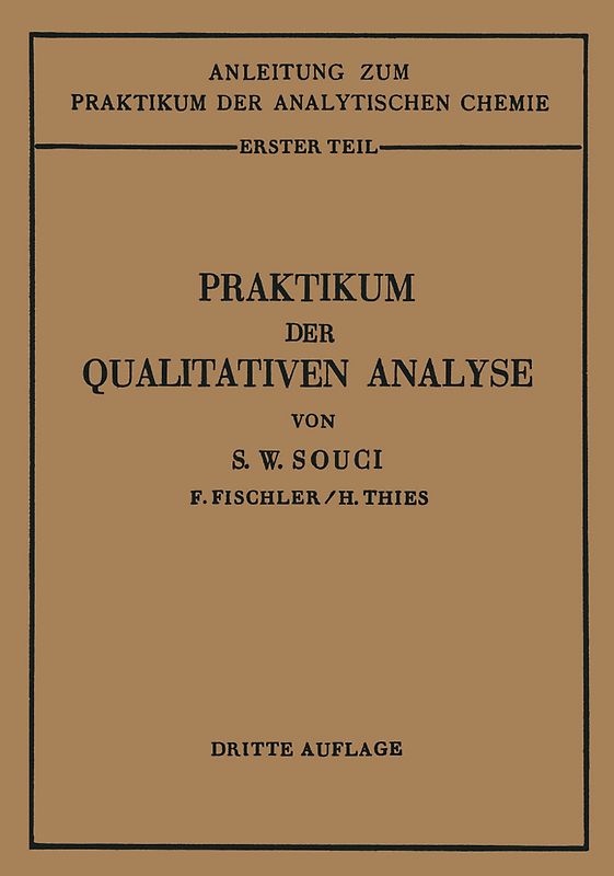 Praktikum der qualitativen Analyse