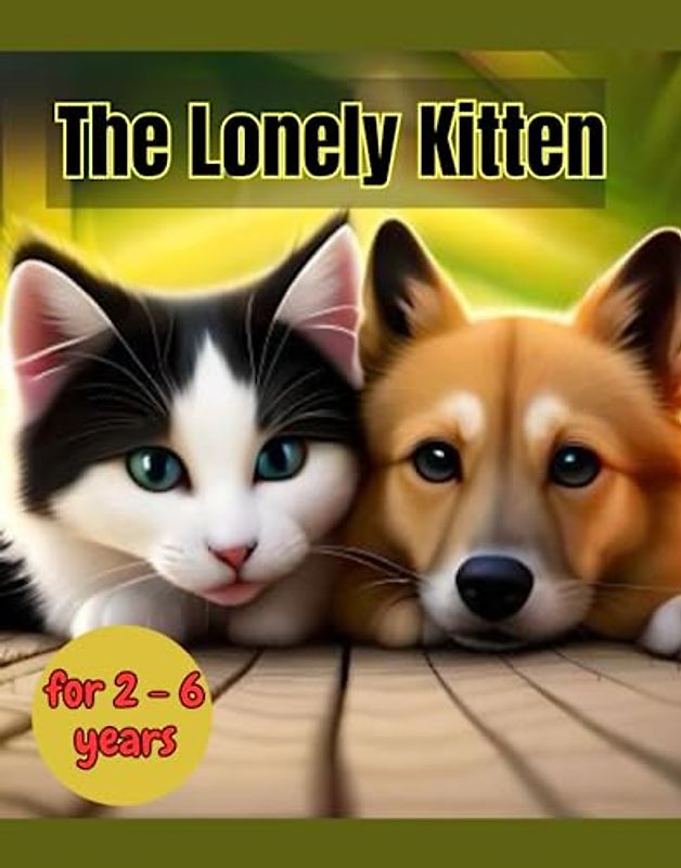 The Lonely Kitten for 2 - 6 years: Cat storybook for toddlers, Picture book about a cat for preschoolers ,Cat storybook for primary school children,