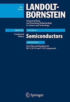 New Data and Updates for I-VII, III-V and II-VI Compounds
