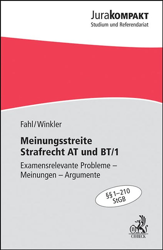Meinungsstreite Strafrecht AT und BT/1