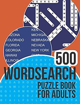 500 Wordsearch Puzzle Book for Adults: Word search book with a massive 500 themed puzzles to enjoy