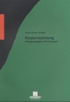 Kostenrechnung. Übungsaufgaben