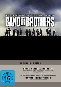 Band of Brothers - Wir waren wie Brüder [6 Discs, Steelbook] FSK 16 DVD