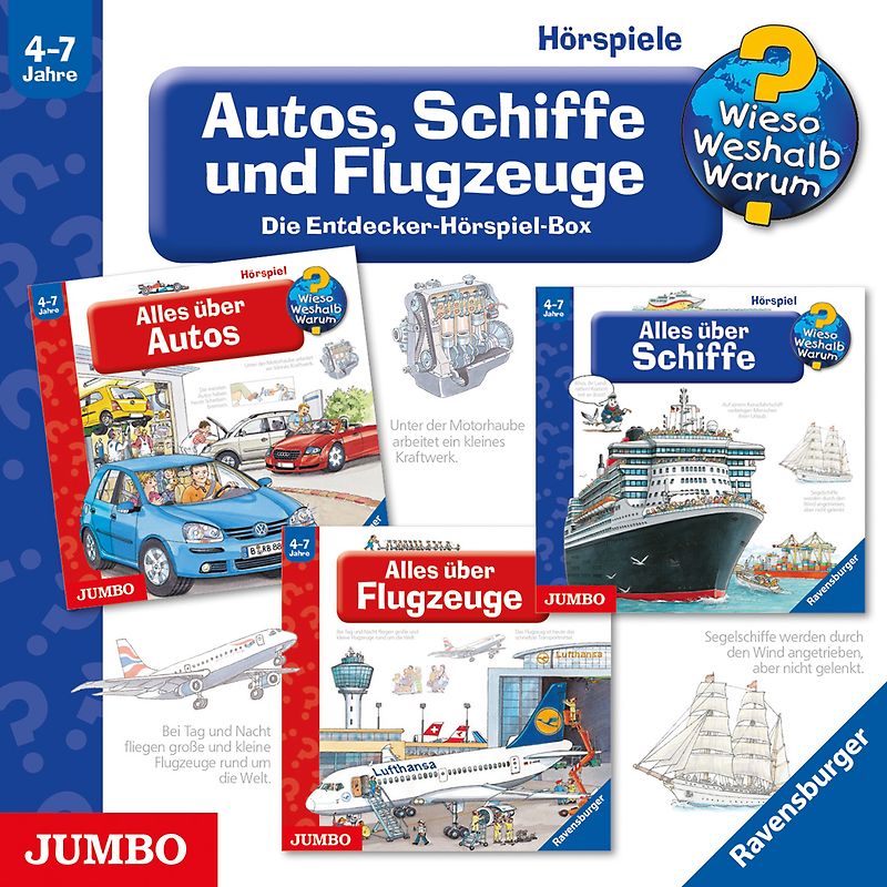 Autos, Schiffe, Flugzeuge
