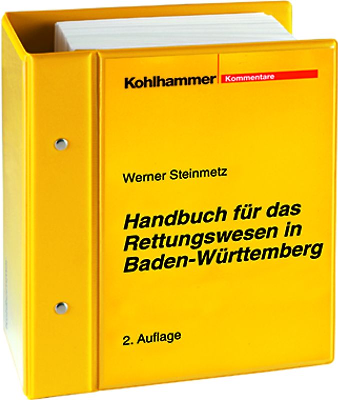 Handbuch für das Rettungswesen in Baden-Württemberg