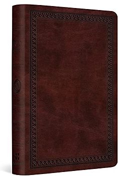 ESV Value Compact Bible: ESV Value Compact Bible, Trutone Mahogany, Border Design