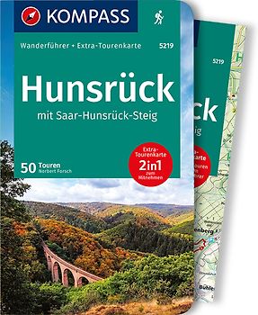 KOMPASS Wanderführer Hunsrück mit Saar-Hunsrück-Steig, 50 Touren