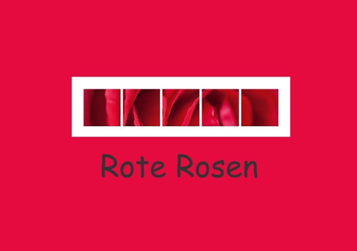 Rote Rosen 2014 (Tischaufsteller DIN A5 quer)