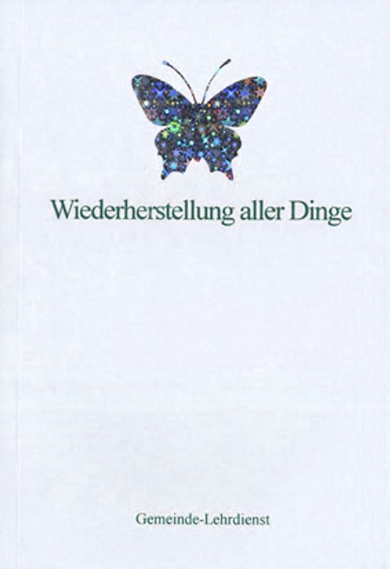 Wiederherstellung aller Dinge