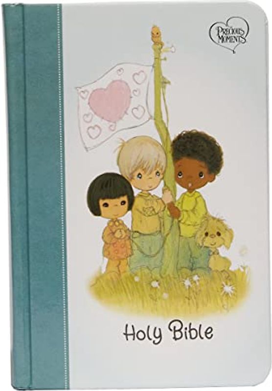 Nkjv, Precious Moments Small Hands Bible, Teal, Hardcover, Comfort Print