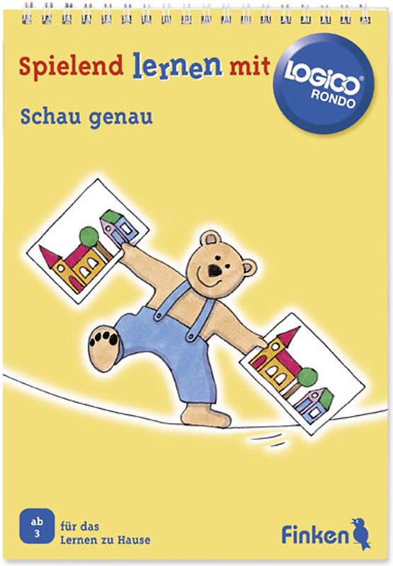 Schau genau. LOGICO RONDO Übungsbuch für Kinder ab 3 Jahren