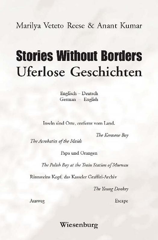 Stories Without Borders - Uferlose Geschichten
