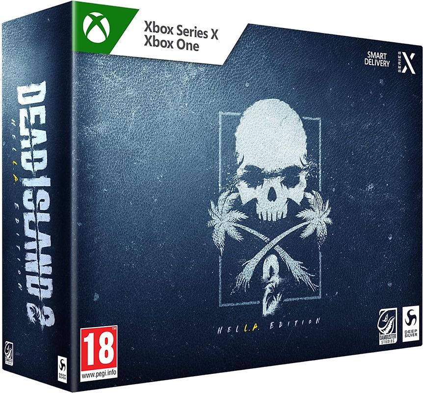 Dead Island 2 HELL-A Edition [inkl. Steelbook, Reiseplan für Venice Beach, 6 Schlächter-Tarotkarten, 2 Anstecker , 1 Aufnäher] Xbox Series X