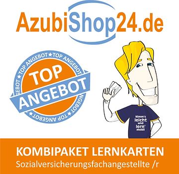 Kombi-Paket Sozialversicherungsfachangestellter Lernkarten