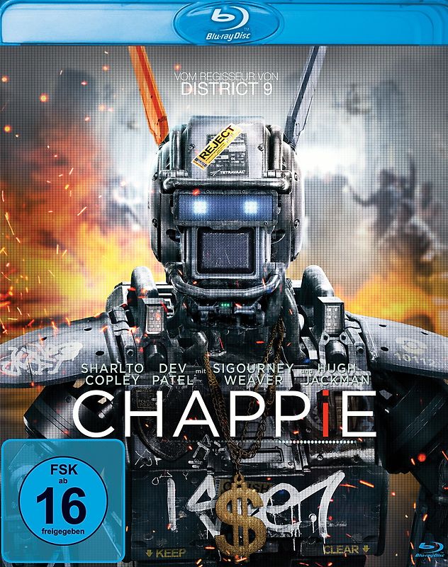 Chappie Blu-ray Disc