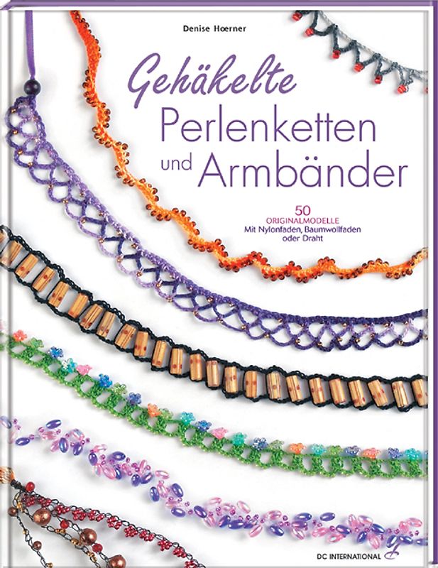 Gehäkelte Ketten und Armbänder