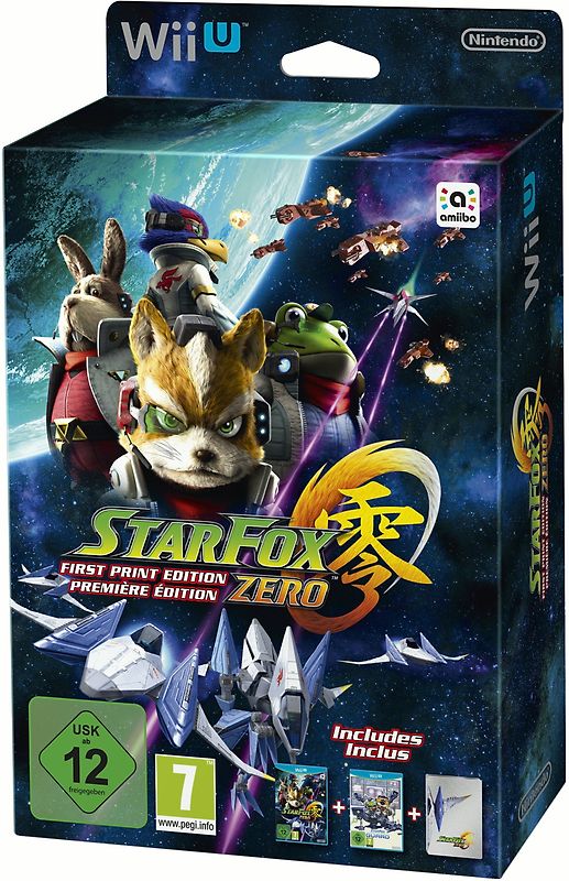 StarFox Zero [First Print Edition, inkl. Star Fox Zero Guard & Steelbook] Nintendo Wii U