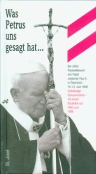 Was Petrus uns gesagt hat