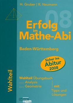 Erfolg im Mathe-Abi 2008 Wahlteil Baden-Württemberg