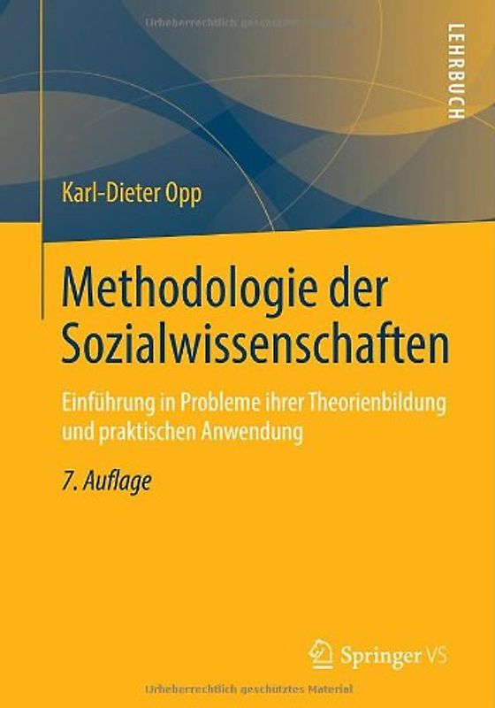 Methodologie der Sozialwissenschaften