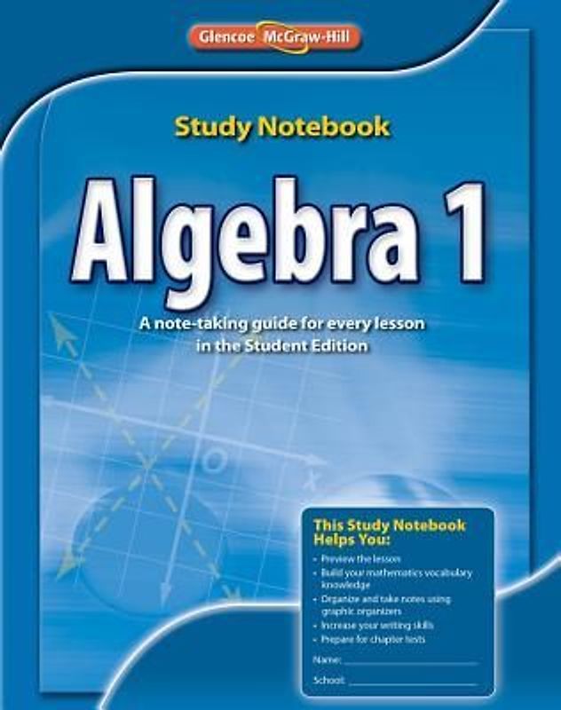 Algebra 1, Study Notebook