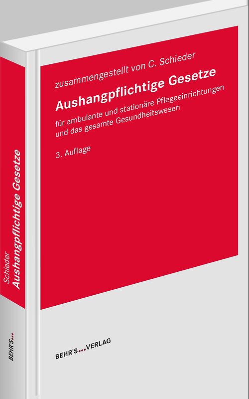 Aushangpflichtige Gesetze