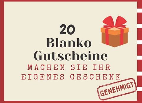 Blanko Gutscheine, Machen Sie Lhr Eigenes Geschenk: 20 Leere Geschenkgutscheine Für Jeden Anlass. Perfekt Für Paare, Freunde Und Familie | Tolle ... Hochzeit, Flitterwochen Oder Andere Anlässe
