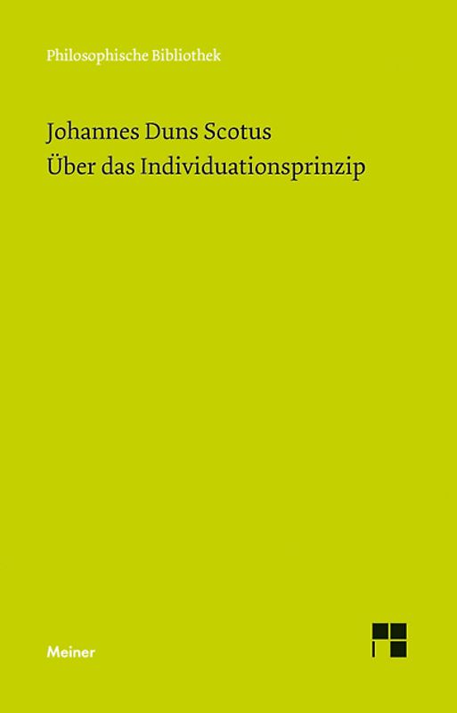 Über das Individuationsprinzip
