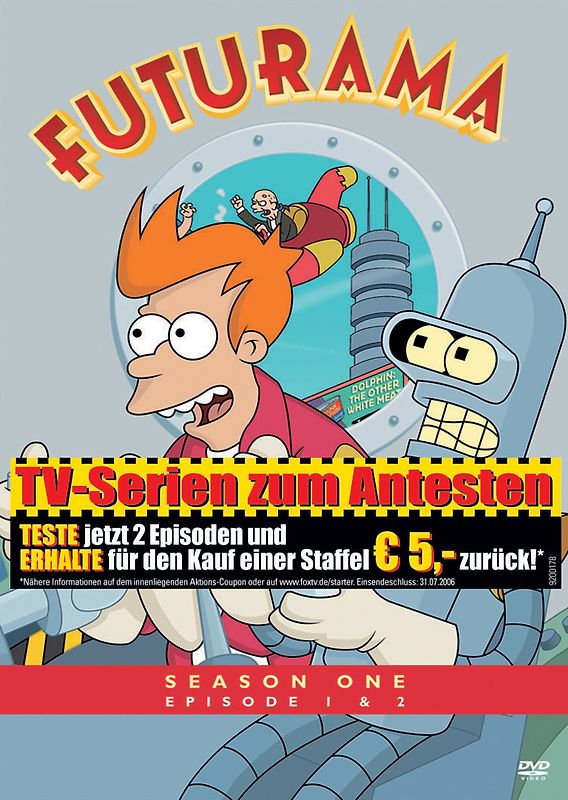 Futurama - Season One, Episode 1 & 2 DVD