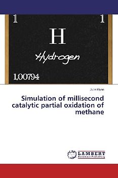 Simulation of millisecond catalytic partial oxidation of methane