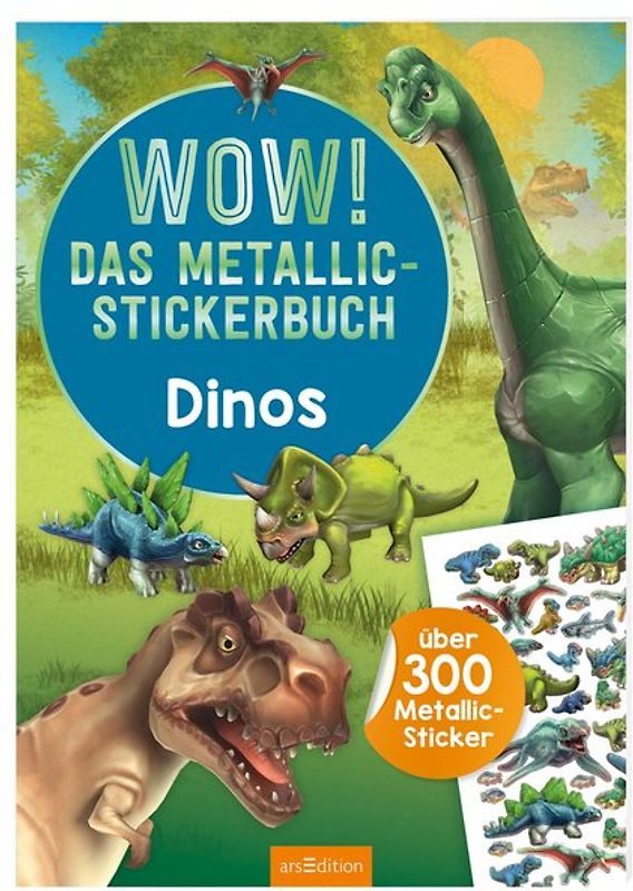 WOW! Das Metallic-Stickerbuch – Dinos