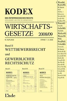 Kodex Wirtschaftsgesetze, Band II