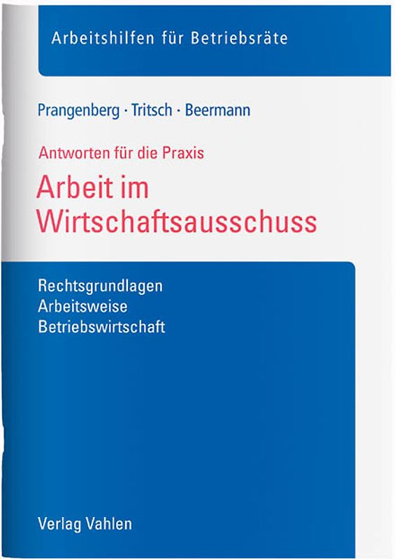 Arbeit im Wirtschaftsausschuss