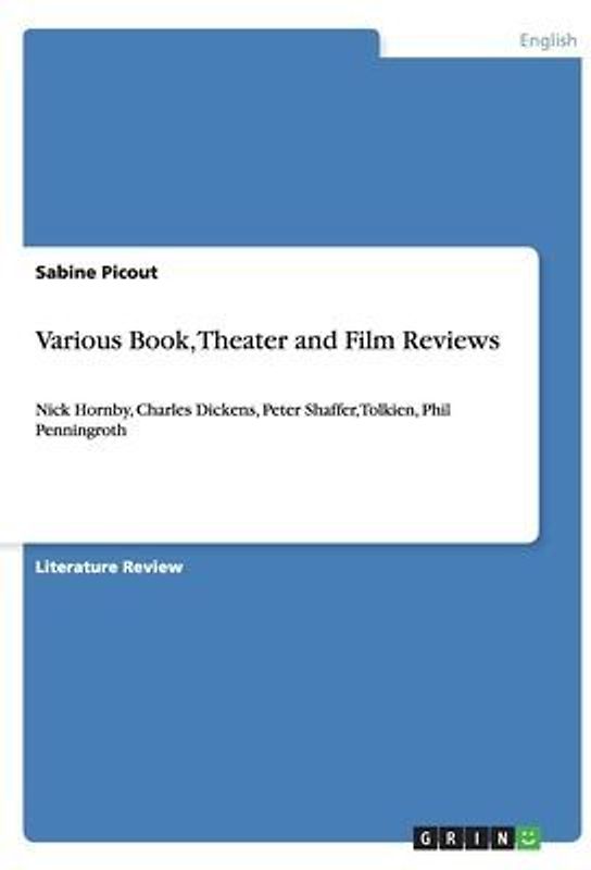 Various Book, Theater and Film Reviews