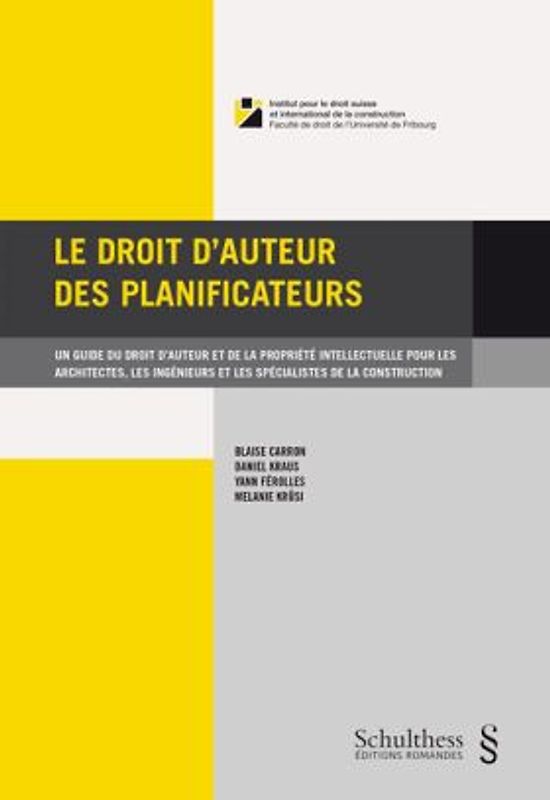 Le droit d'auteur des planificateurs