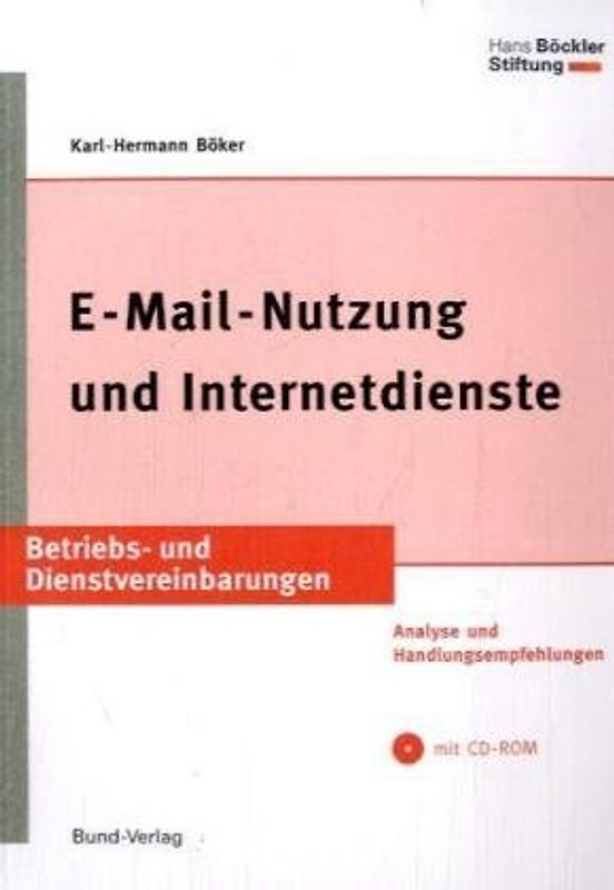 Betriebliche Nutzung von Internet, Intranet und E-Mail, Betriebs- und Dienstvereinbarungen