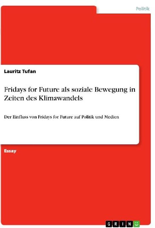 Fridays for Future als soziale Bewegung in Zeiten des Klimawandels