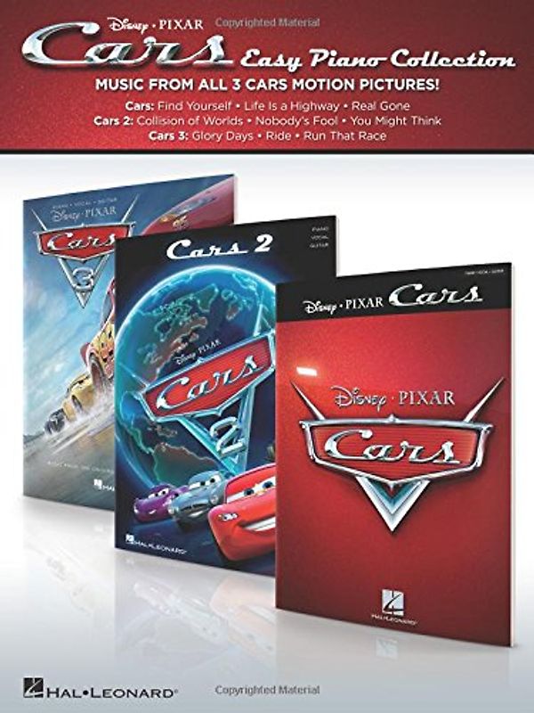 Cars Easy Piano Collection Music From All 3 Disney Films Easy -For Piano- (Book): Noten, Sammelband für Klavier: Music from All 3 Disney Pixar Motion Pictures