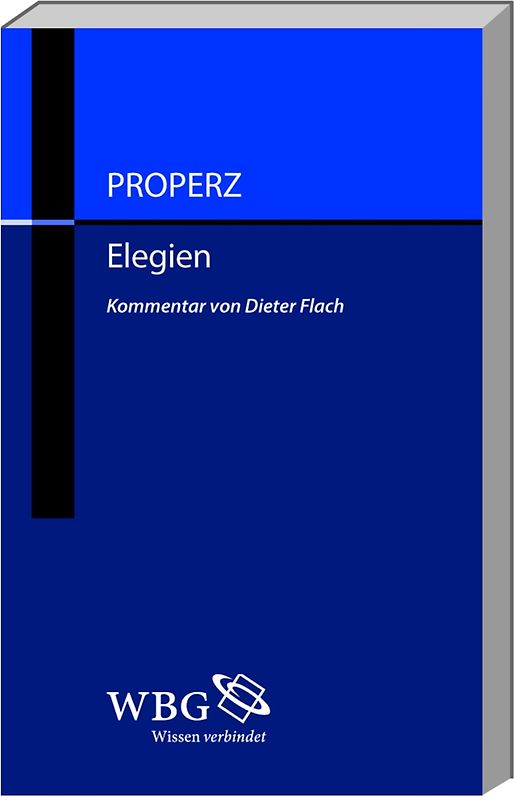 Properz, Elegien (Kommentarband)