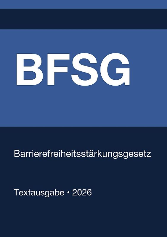 BFSG - Barrierefreiheitsstärkungsgesetz (Deutschland) 2026