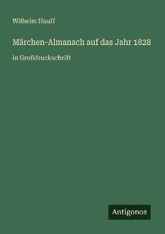 Märchen-Almanach auf das Jahr 1828