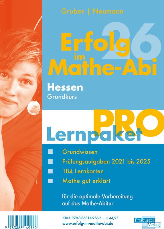 Erfolg im Mathe-Abi 2026 Hessen Lernpaket 'Pro' Grundkurs