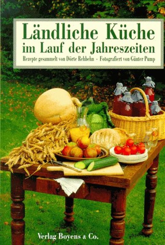 Ländliche Küche im Laufe der Jahreszeiten